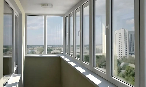 остекление балкона.  2
